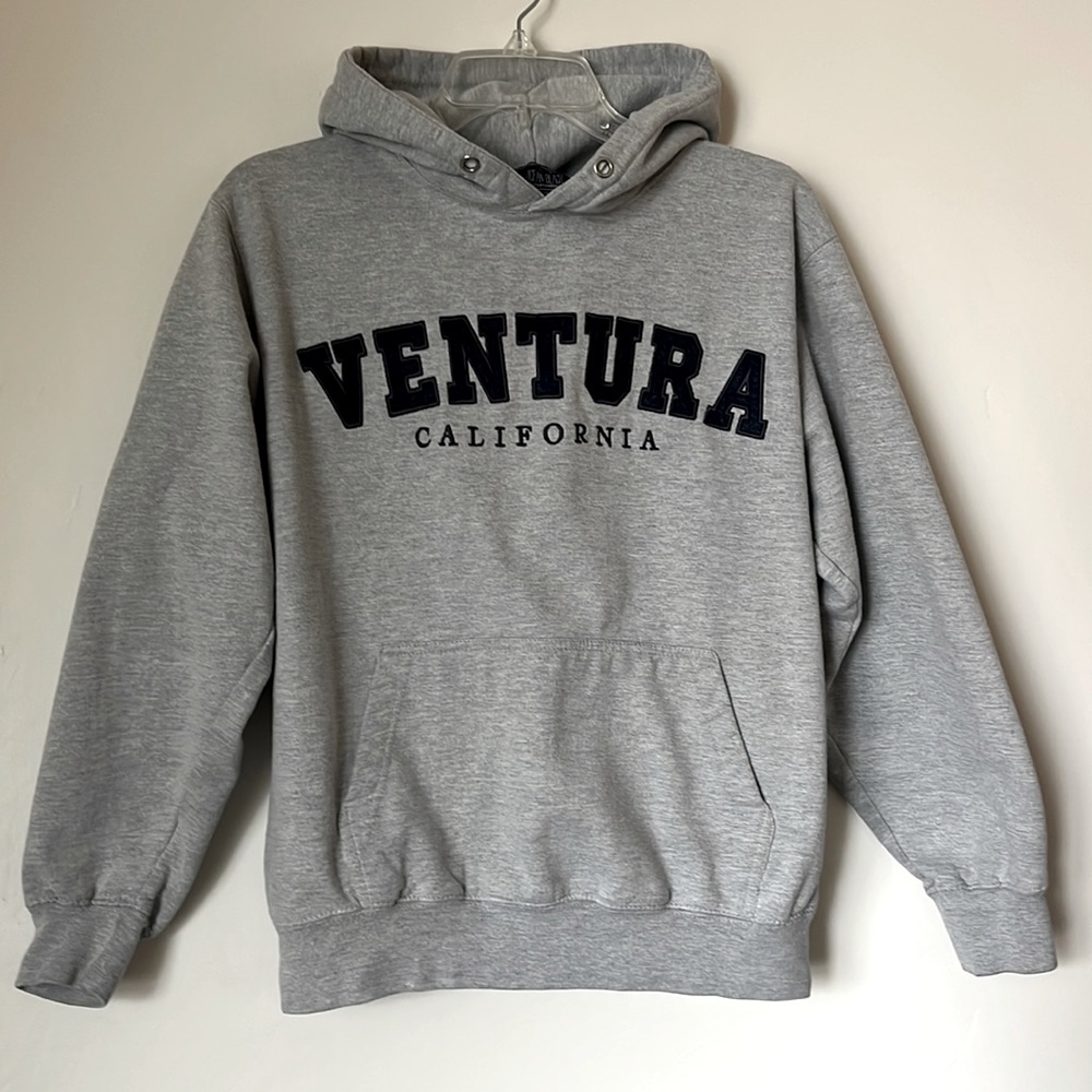 Women’s Logo Grey Hoodie Sweatshirt Small